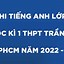 Đề Kiểm Tra Giữa Học Kì 1 Tiếng Anh 6 Global Success